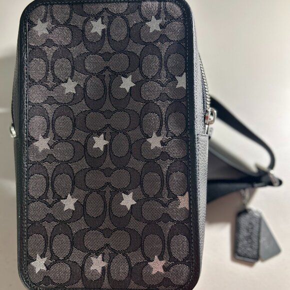 Authentic COACH Sullivan Pack In Signature Jacquard With Star Embroidery Uni-sex - Picture 1 of 4